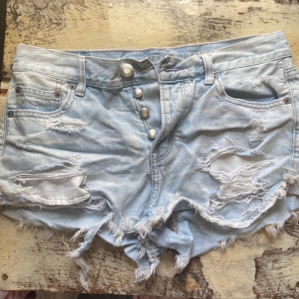 High Waisted Jean Shorts